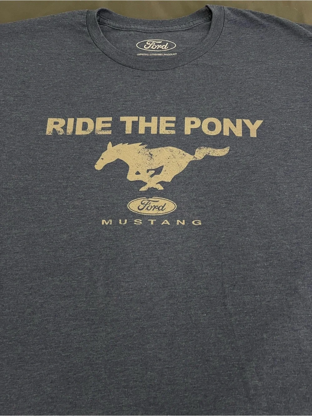 Ford Mustang 'Ride The Pony' Graphic T‑Shirt - Picture 2 of 4